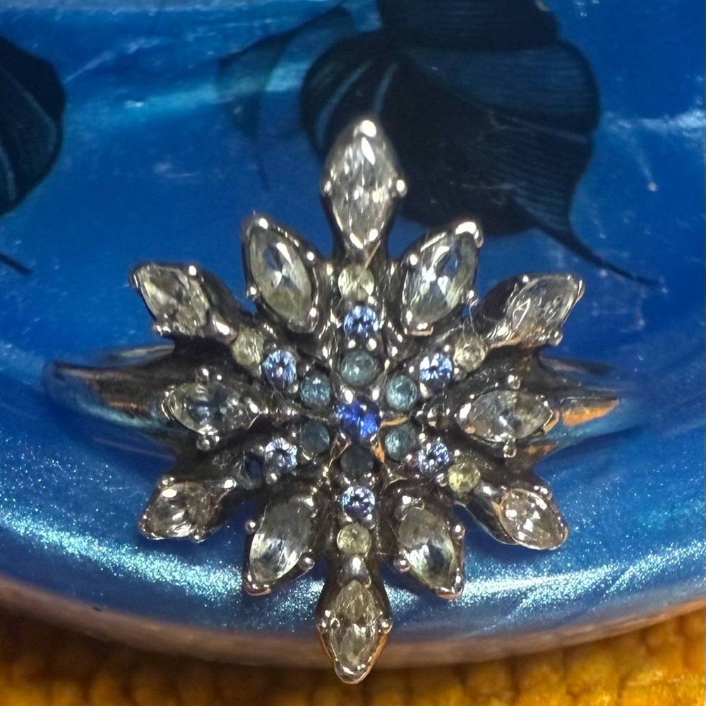 Pandora Crystallized Snowflake Ring